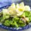 Салат с «битой» редиской  и зеленой заправкой